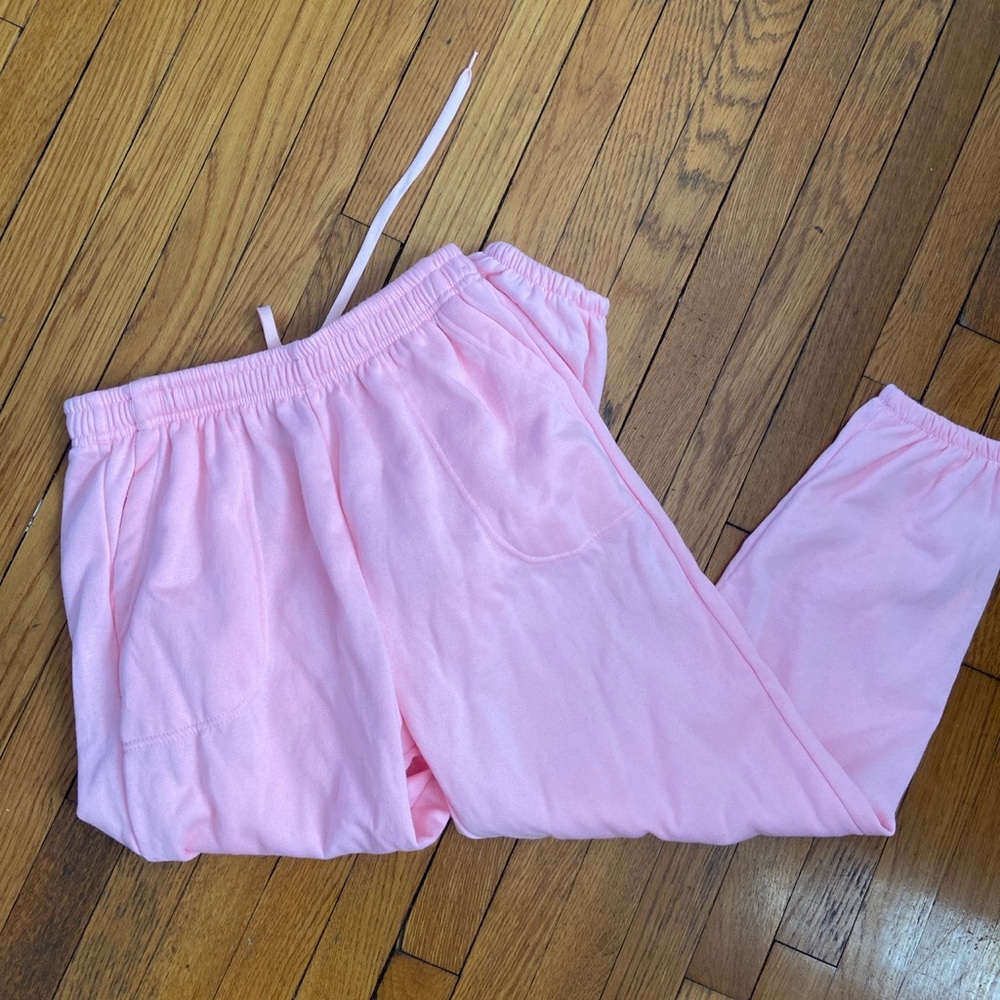 pink joggers!